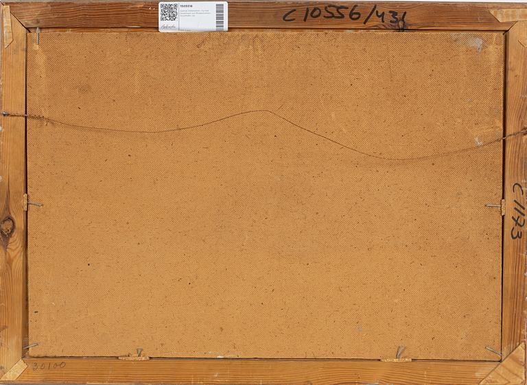 Gunnar Zetterström, Vy mot Stadshuset och Riddarholmen, Stockholm.