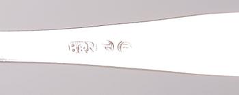 PARTI SILVER, 3 delar, samt SOCKERSKÅL, nysilver.