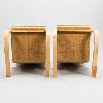 ALVAR AALTO, a pair of mid-20th-century '36/401' for Artek.
