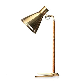 18. Paavo Tynell, a model '9224' brass table lamp, Taito Oy, Finland, mid 20th century.