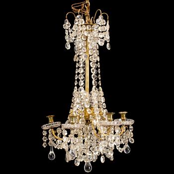 A mid 20th century chandelier.