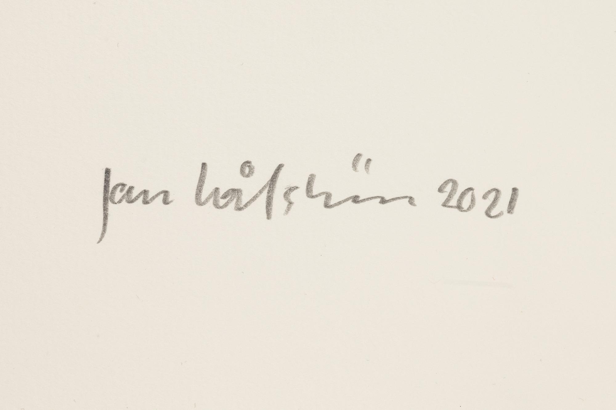 Jan Håfström, akvatintetsning, signerad och numrerad 63/151, daterad 2021.