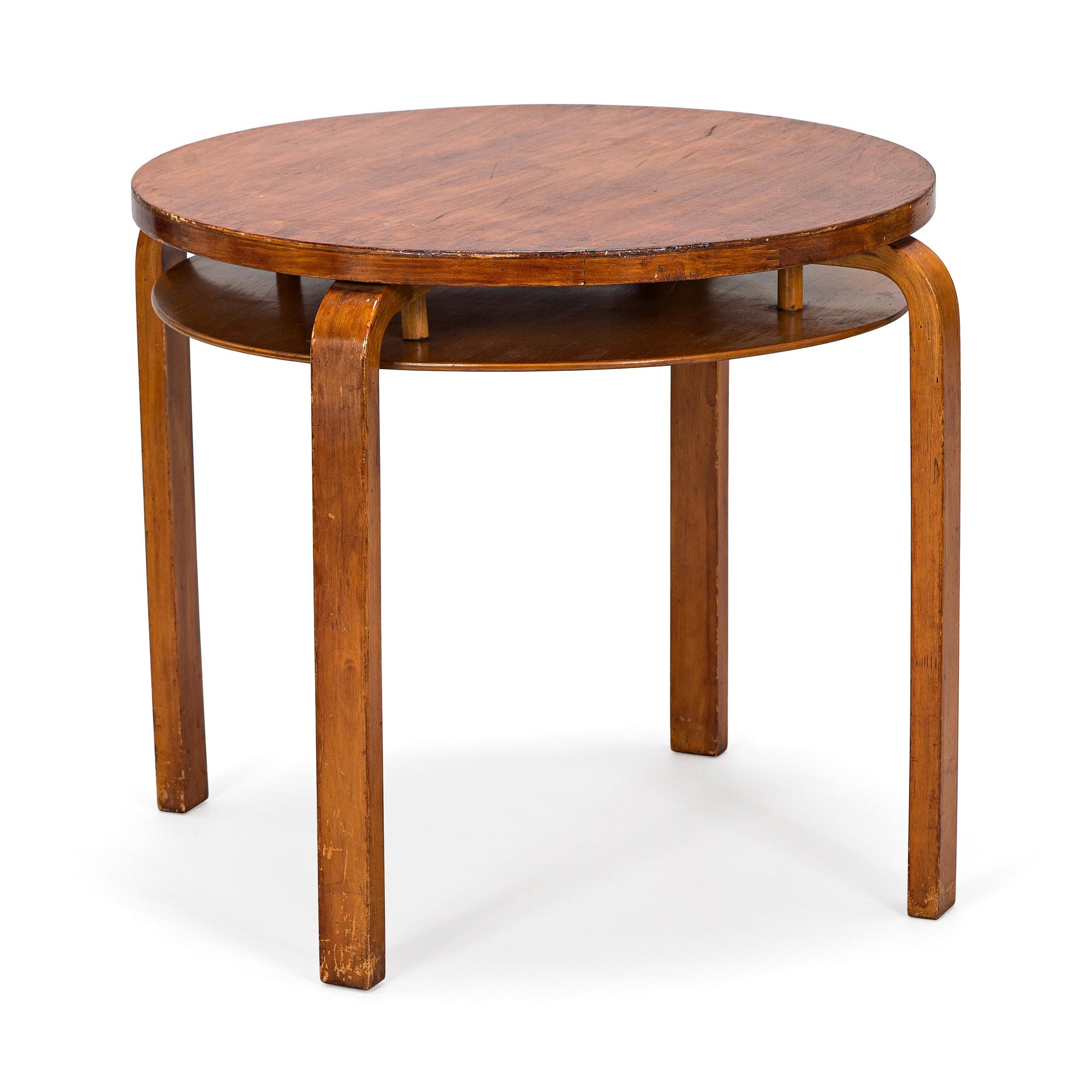 Alvar Aalto, A 1930s 'A70' table for O.Y. Huonekalu- ja Rakennustyötehdas A.B. Finland.