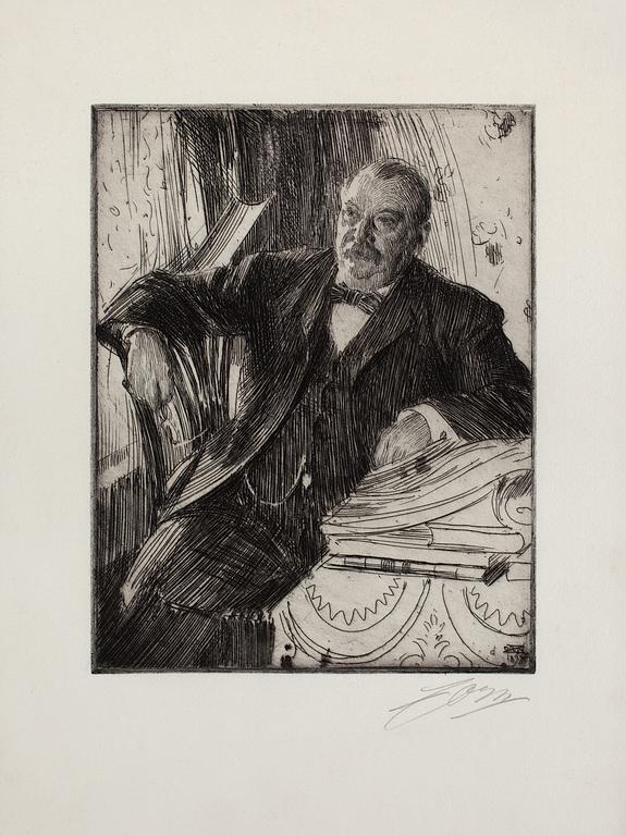 Anders Zorn, "Grover Cleveland II".