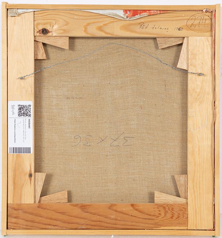 Rune Jansson, oil on canvas, signed and dated -62.