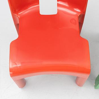 Joe Colombo, Chairs, a pair, "Universal", Kartell, second half of the 20th century.
