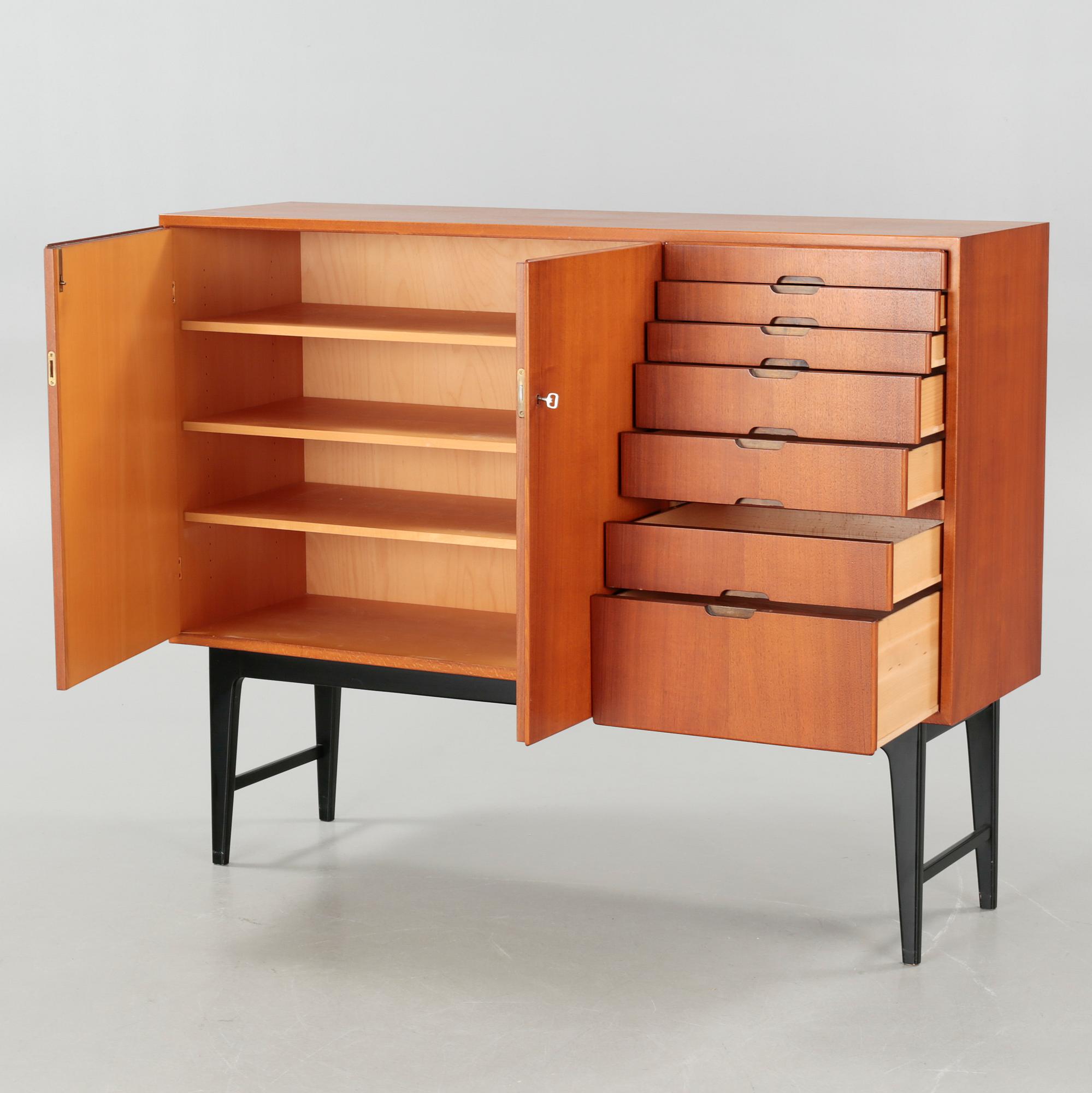 A sideboard by Kurt Karlsson, model "Mässan", for August Löfvings Möbelfabrik in Tibro, 1950s.