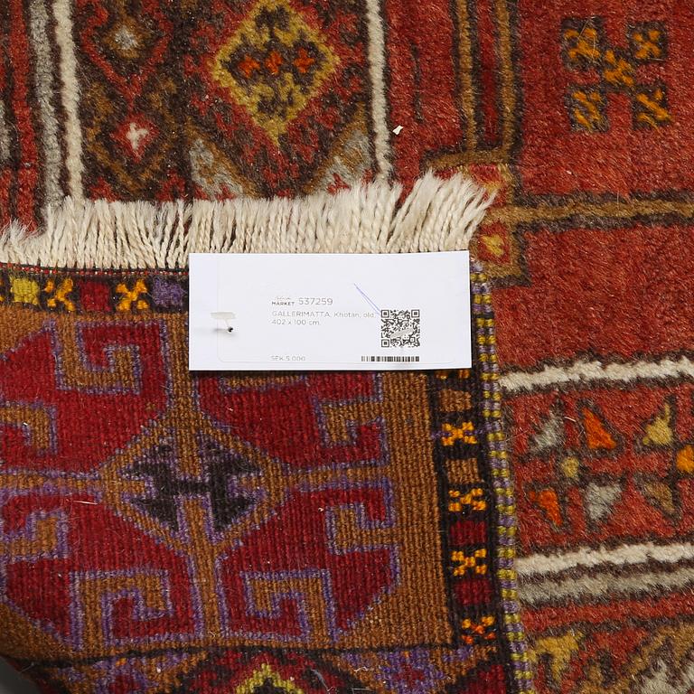 GALLERIMATTA, Turkiet, old, 402 x 100 cm.