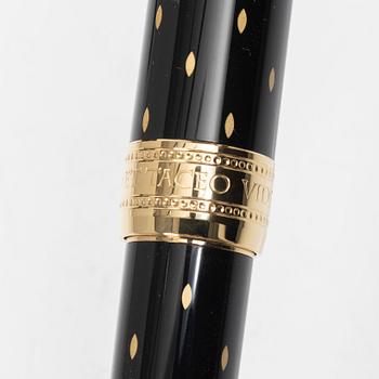A Montblanc fountain pen, limited edition 'Queen Elizabeth I' from the series 'Patrons of Art'.