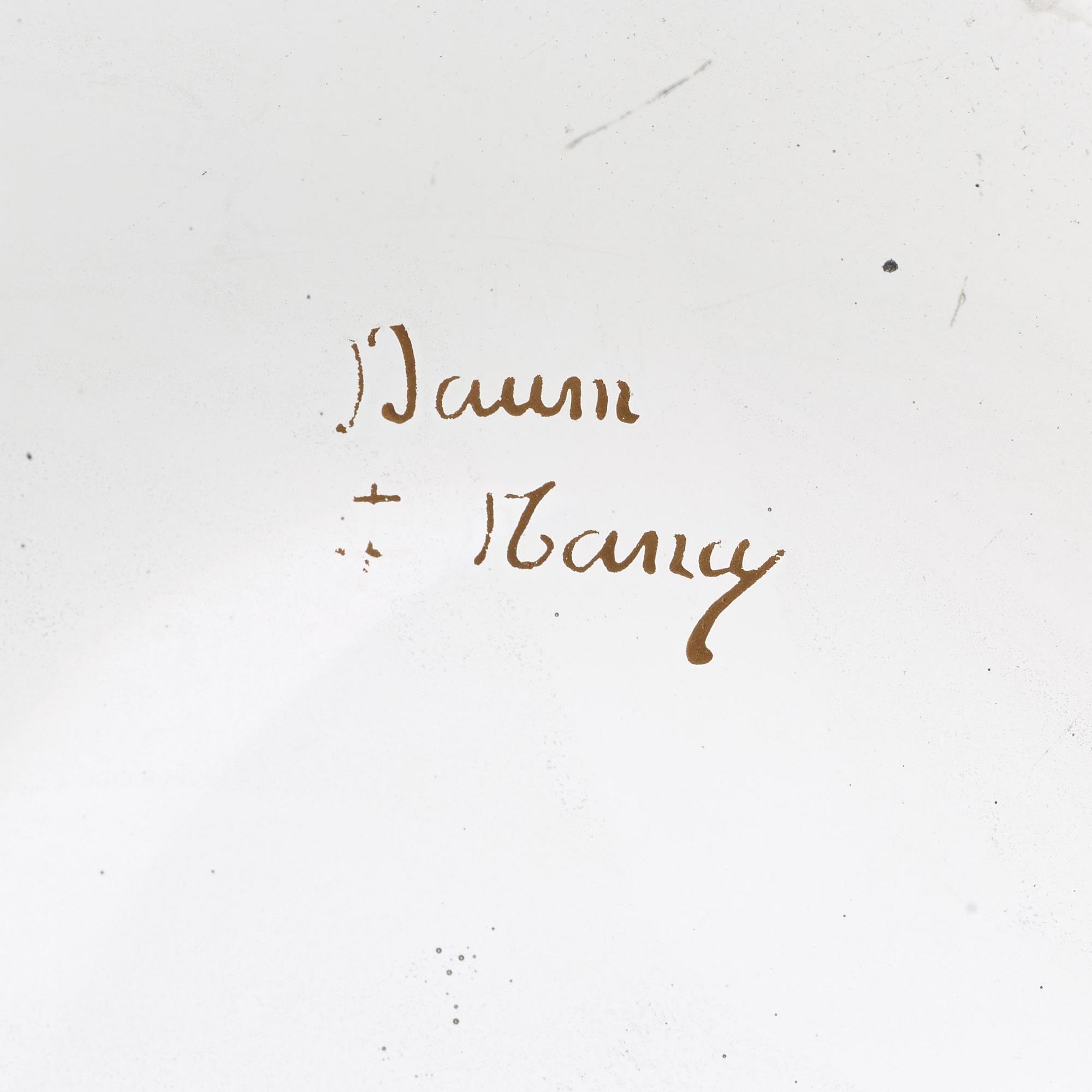 DAUM, skål, Nancy, Frankrike 1890-tal.