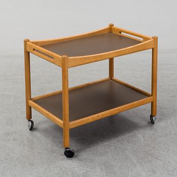 HANS J WEGNER, a oak serving trolley, Denmark.