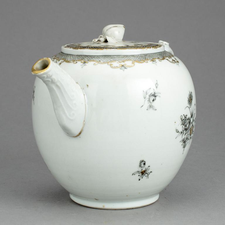 TEKANNA, kompaniporslin, Kina, 1700-tal.