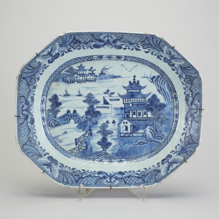 STEKFAT, kompaniporslin, Kina, Qianlong (1736-95).