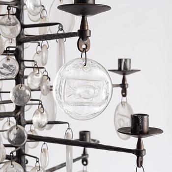 Erik Höglund, a chandelier, Boda Smide.