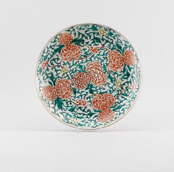 FAT, porslin, Kina, Wucai, 1600-/1700-tal.
