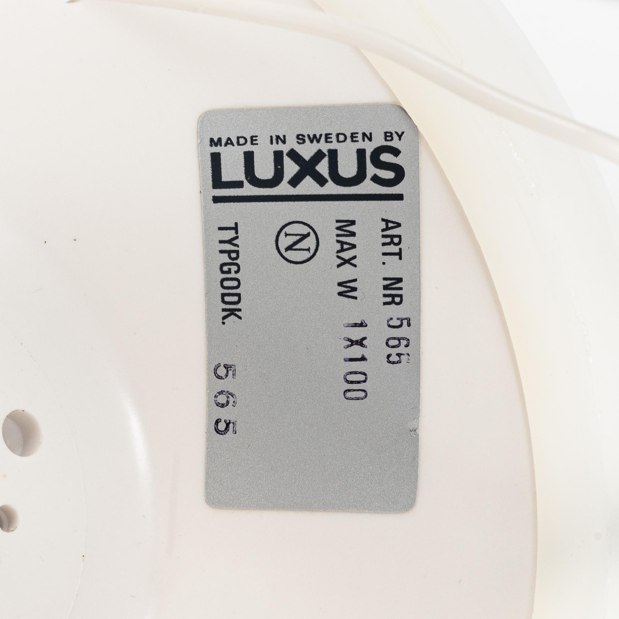 Uno & Östen Kristiansson, an 'Ufo' ceiling light, model 565, Luxus, Vittsjö, 1960's.