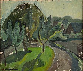 Alf Lindberg, oil on canvas, signed and dated -44.