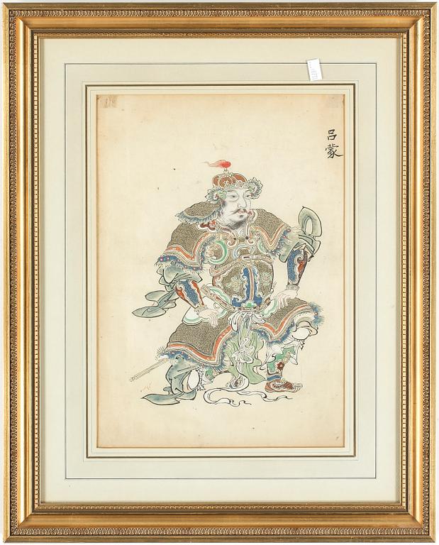 OKÄND KONSTNÄR, blandteknik, Japan, 1800/1900-tal.