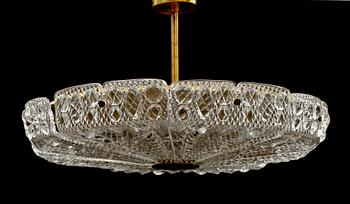 TAKLAMPA, Carl Fagerlund, Orrefors, diam 53.