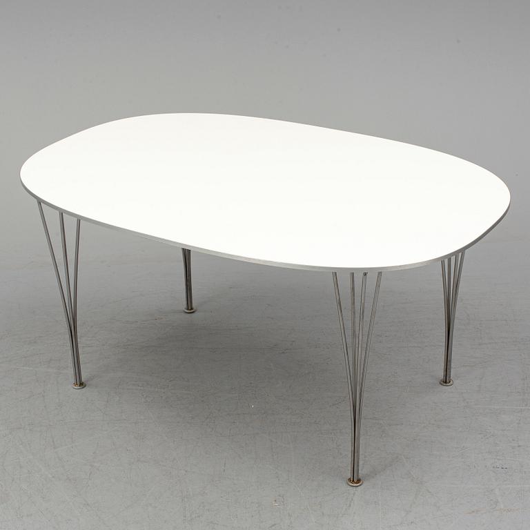 BRUNO MATHSSON & PIET HEIN, bord, "Superelips", Republic of Fritz Hansen, Denmark, MIAB Sverige, 2012.