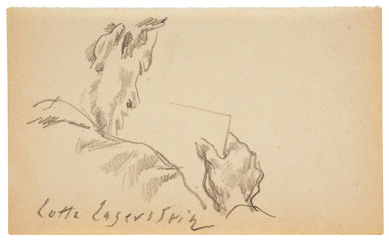 Lotte Laserstein, Reading man, probably Bobby.