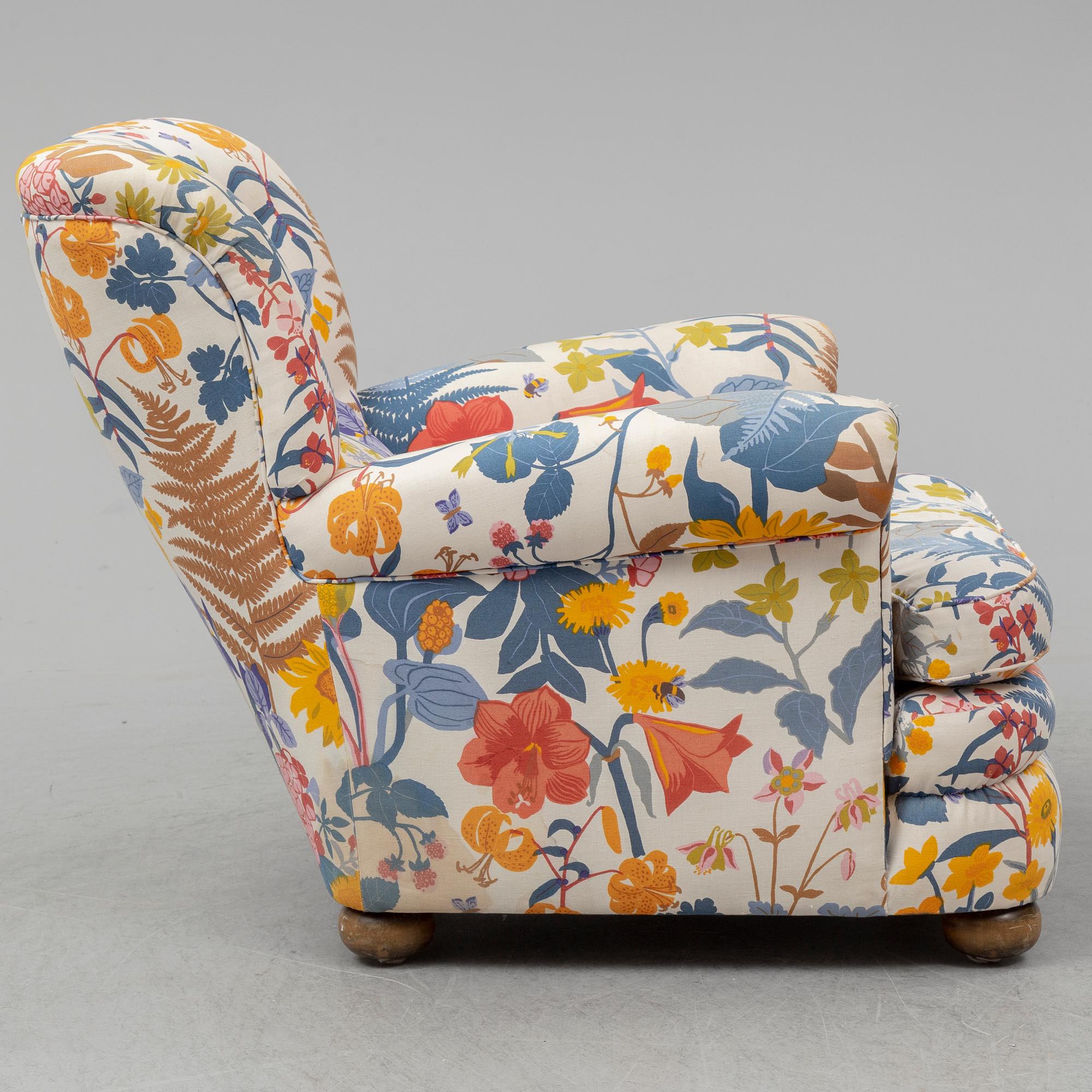 JOSEF FRANK, fåtölj, modell 336, Firma Svenskt Tenn.