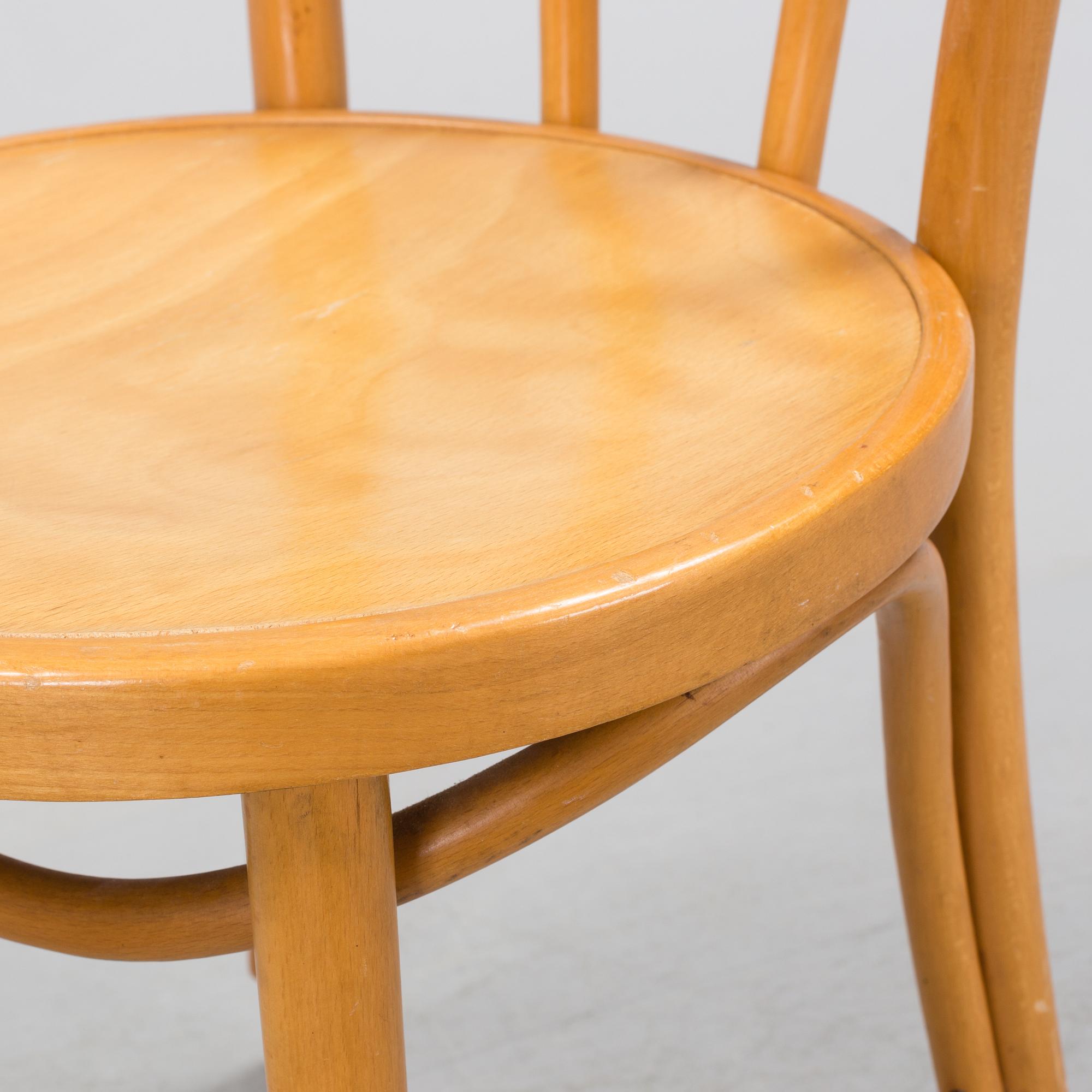A set of four "Öglan" chairs by IKEA.