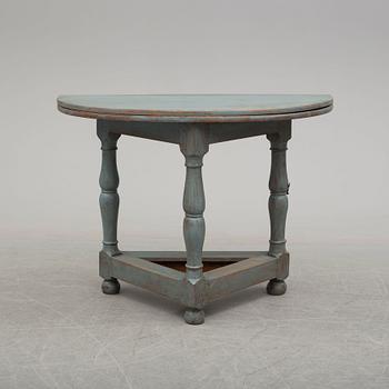 A 18th century painted table.