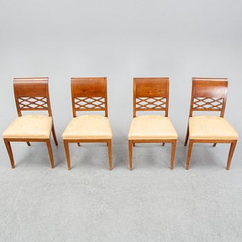 Stolar, 4 st, empirestil, 1900-talets första hälft.