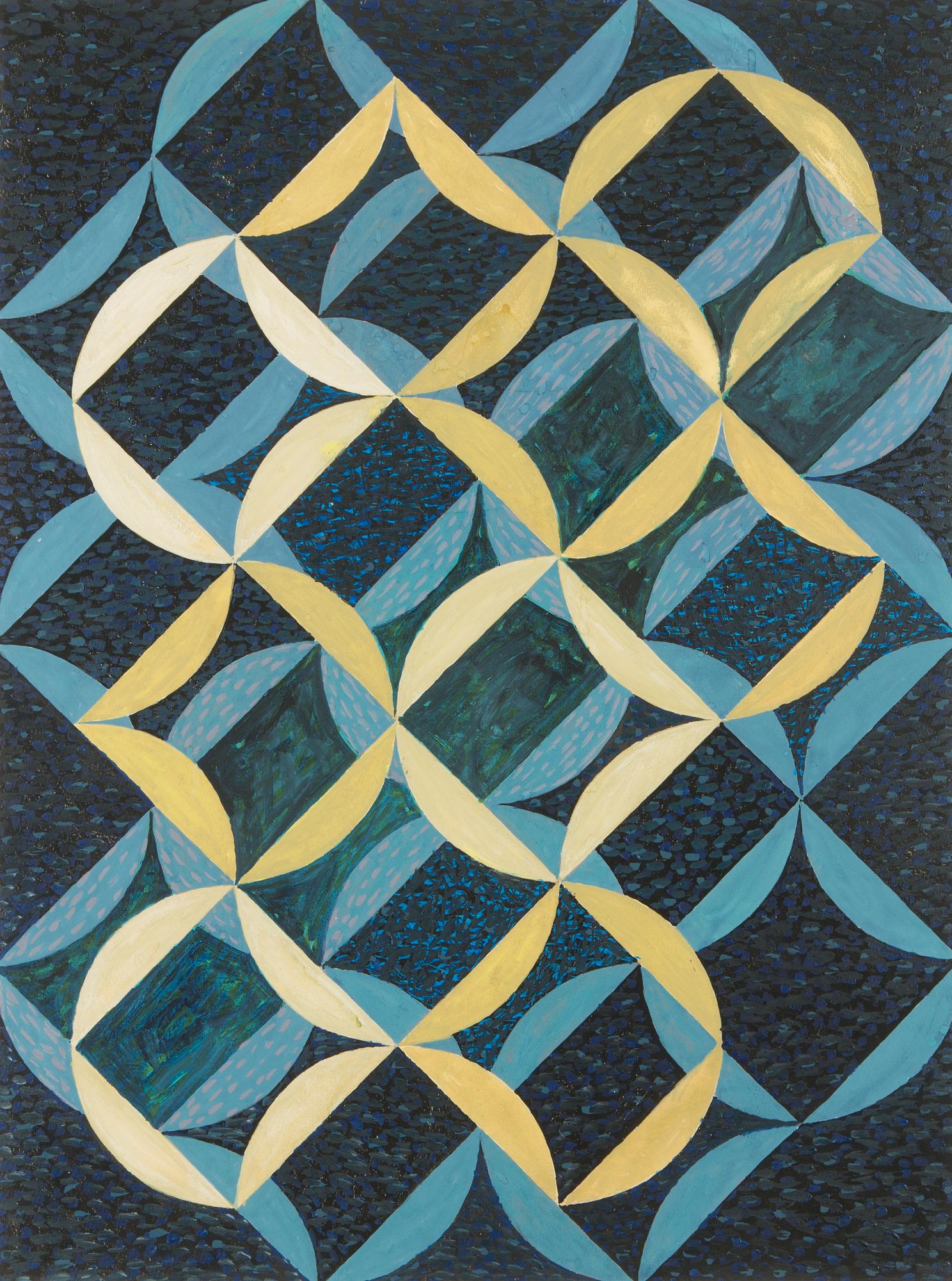 Outi Ikkala, akryyli pahville, signeerattu.