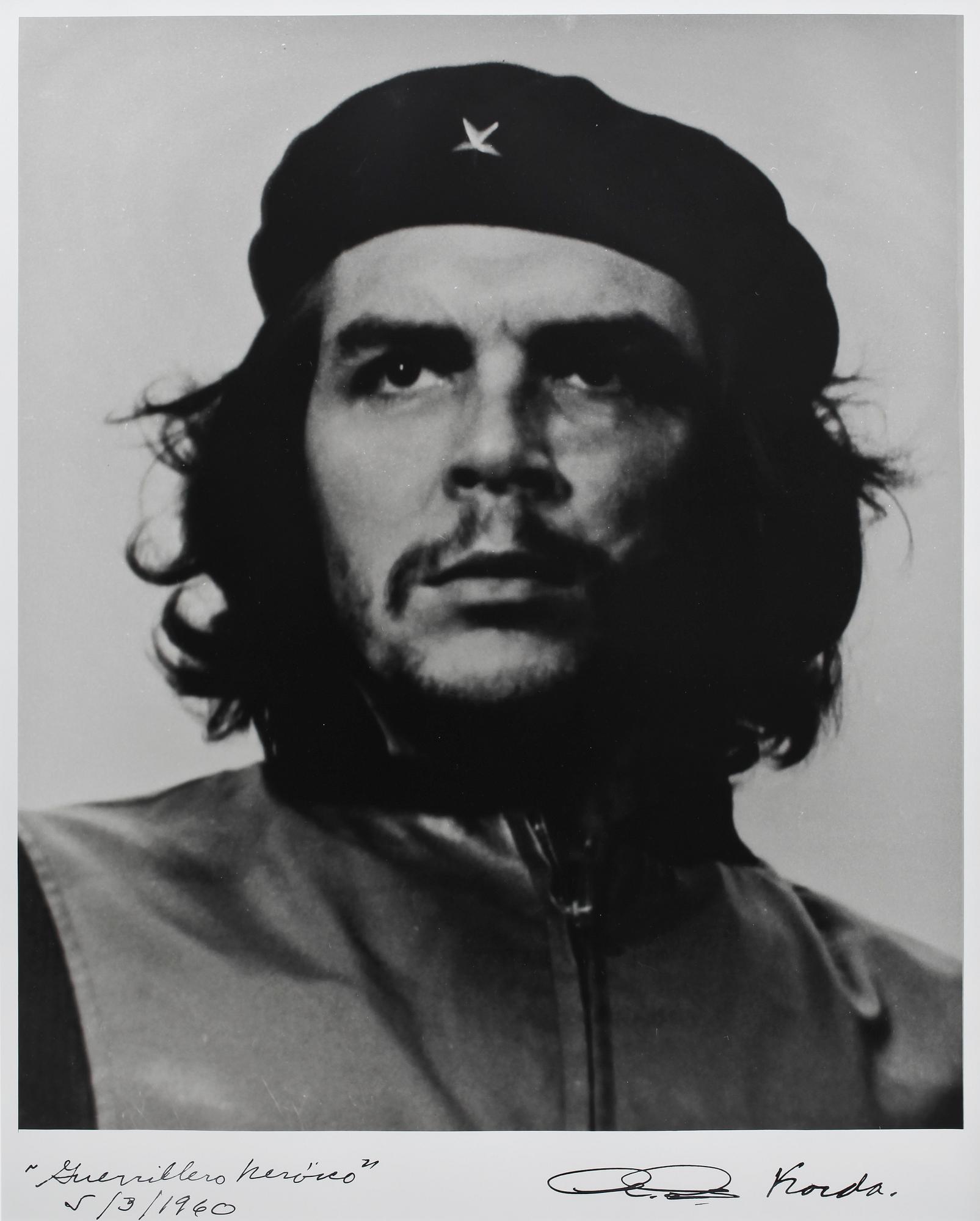 ALBERTO KORDA, silvergelatinfotografi, sign o dat 1960, sent 1990-tal.