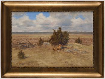 Bruno Liljefors, Resting fox.