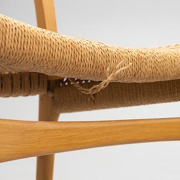 Hans J Wegner, chairs, 8 pcs, CH 23 "The Dining Chair", Carl Hansen & Son, Odense, Denmark.