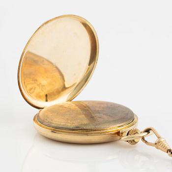 Mildia, 14K gold, pocket watch, 50,5 mm.