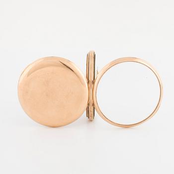 POCKET WATCH, case marked "JW", 50 mm.