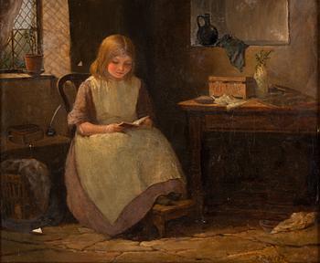 Johannes Raphael Wehle, oil on canvas, signed.
