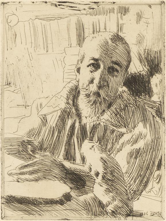 Anders Zorn, "Anatole France".