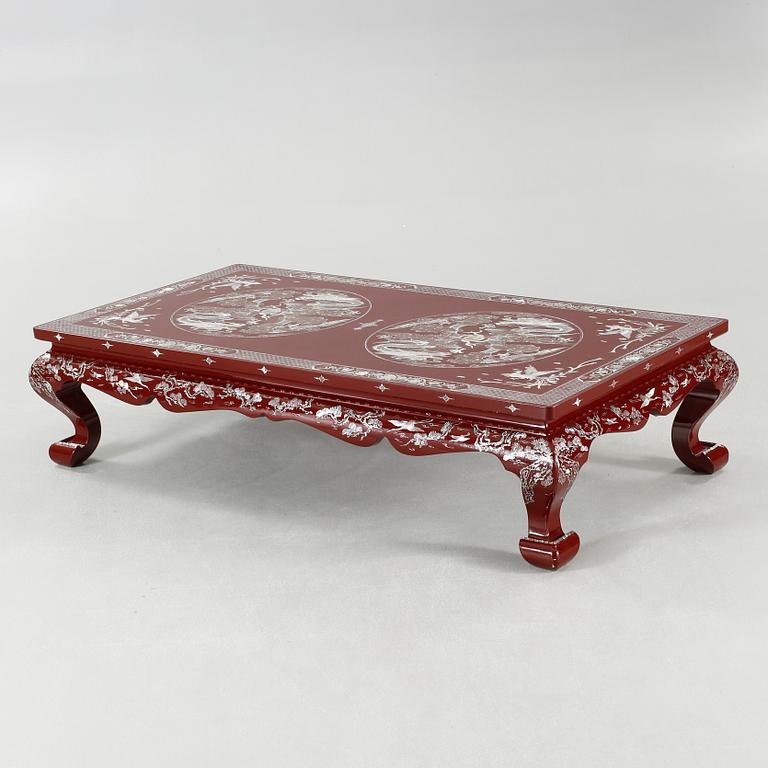 An East Asian table, made in the 1990s.