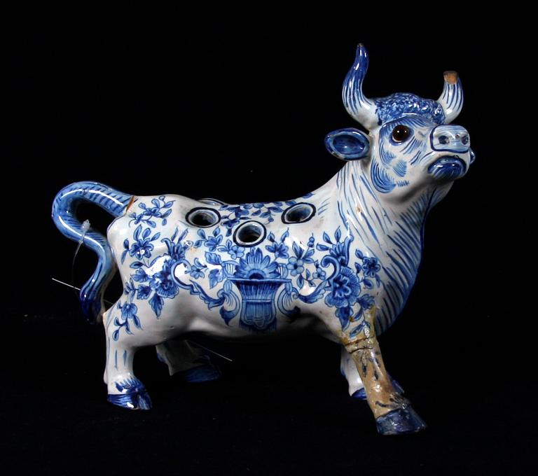 TULPANVAS, fajans, 1800-tal.