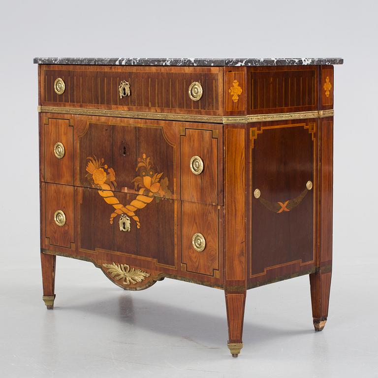 BYRÅ, Gustaf Foltiern (mästare i Stockholm 1771-1804), tillskriven, gustaviansk.