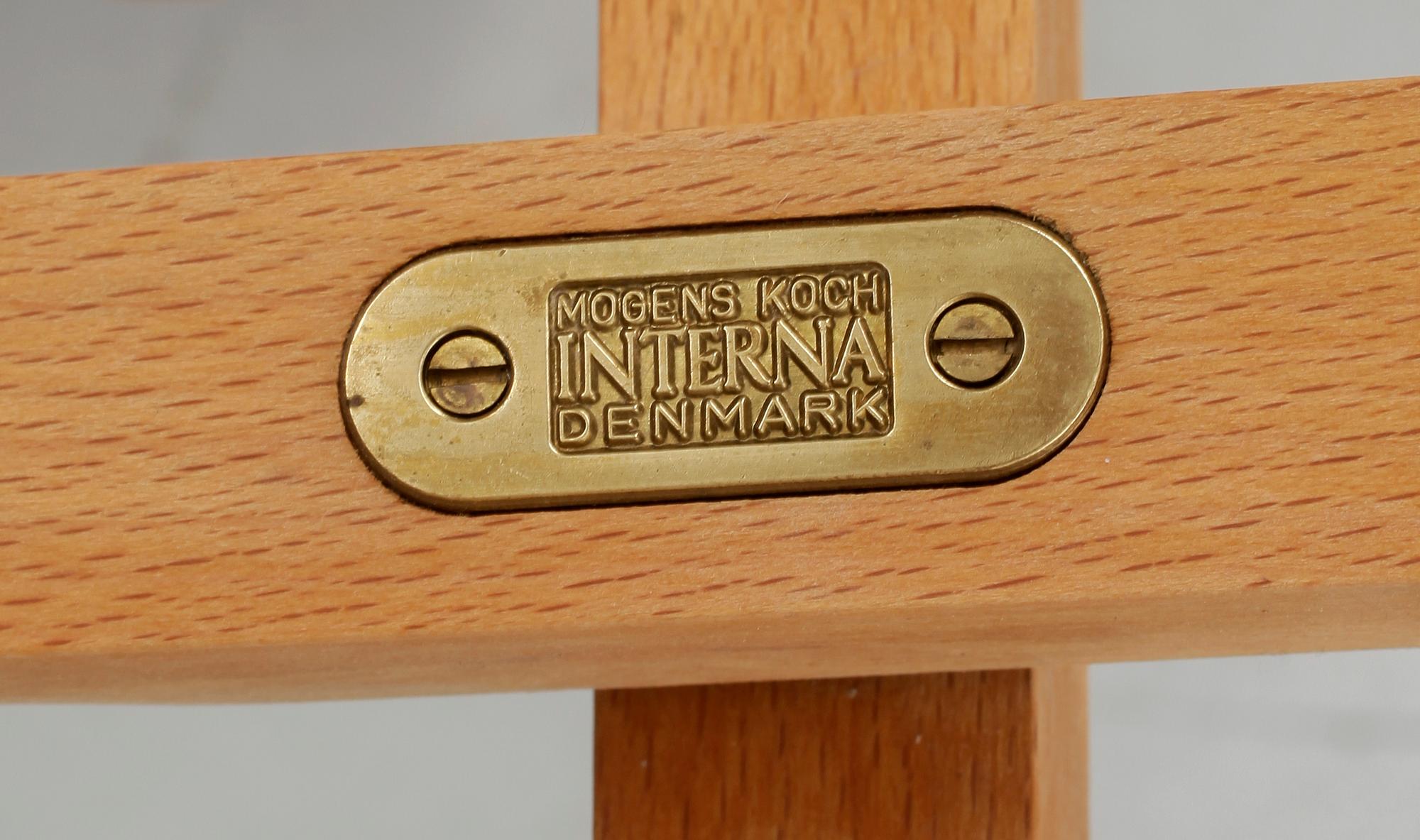 FÄLLSTOLAR, 4 st, "MK16", Mogens Koch, Iterna, Danmark.