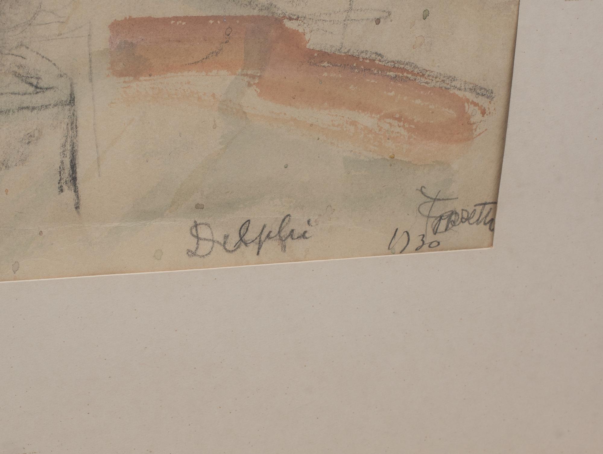 EINAR FORSETH, blandteknik, signerad och daterad 1930.
