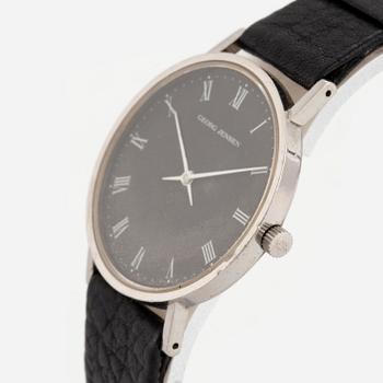 GEORG JENSEN, design Henning Koppel, wristwatch, 32,5 mm.