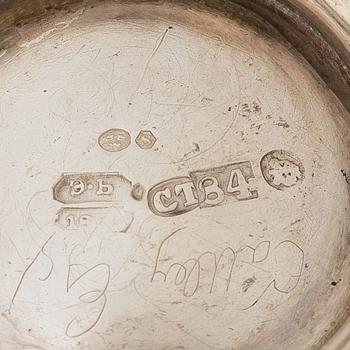 A silver mug, Carl Johan Tegelsten, St. Petersburg 1850s.