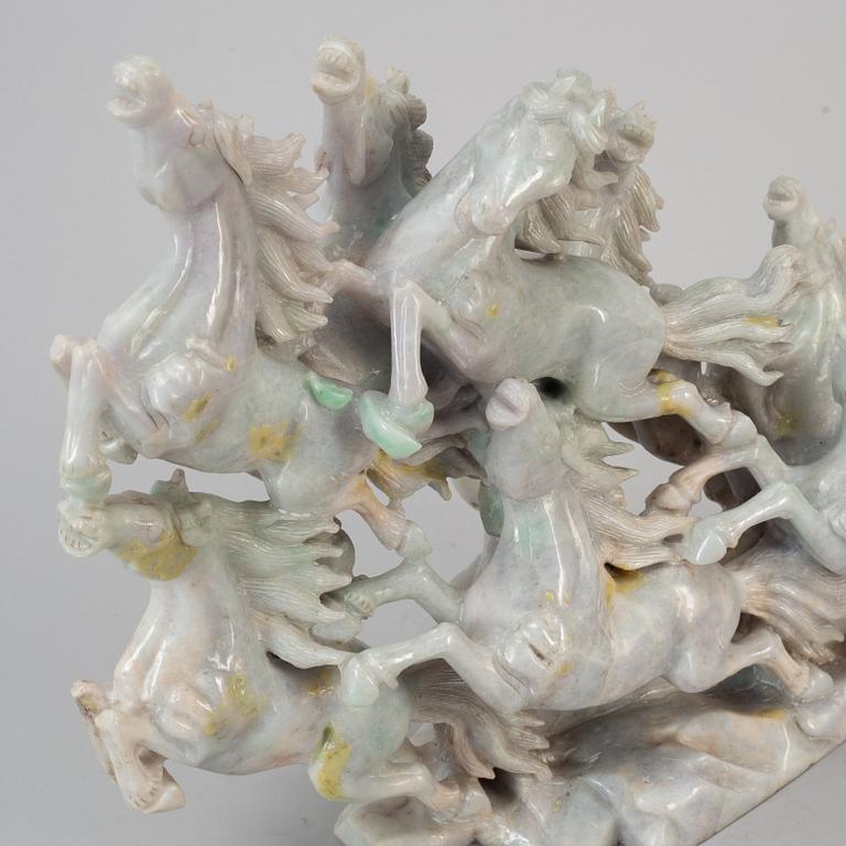 A Chinese carved sculpture, 20th century.