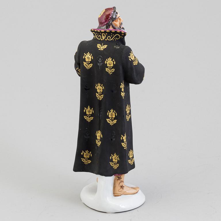 A Russian Lomonosov porcelain figure of 'Feodor Chailiapin', 20th Century.