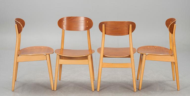 STOLAR, 4 st, modell "Eva", Sven Erik Fryklund för Hagafors.