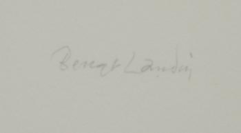 BENGT LANDIN, färglitografi, signerad och numrerad 85/160.