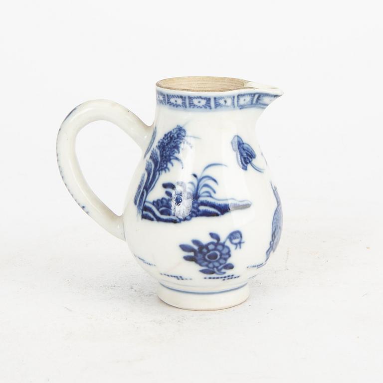 A Chinese blue and white miniature creamer 19th century.