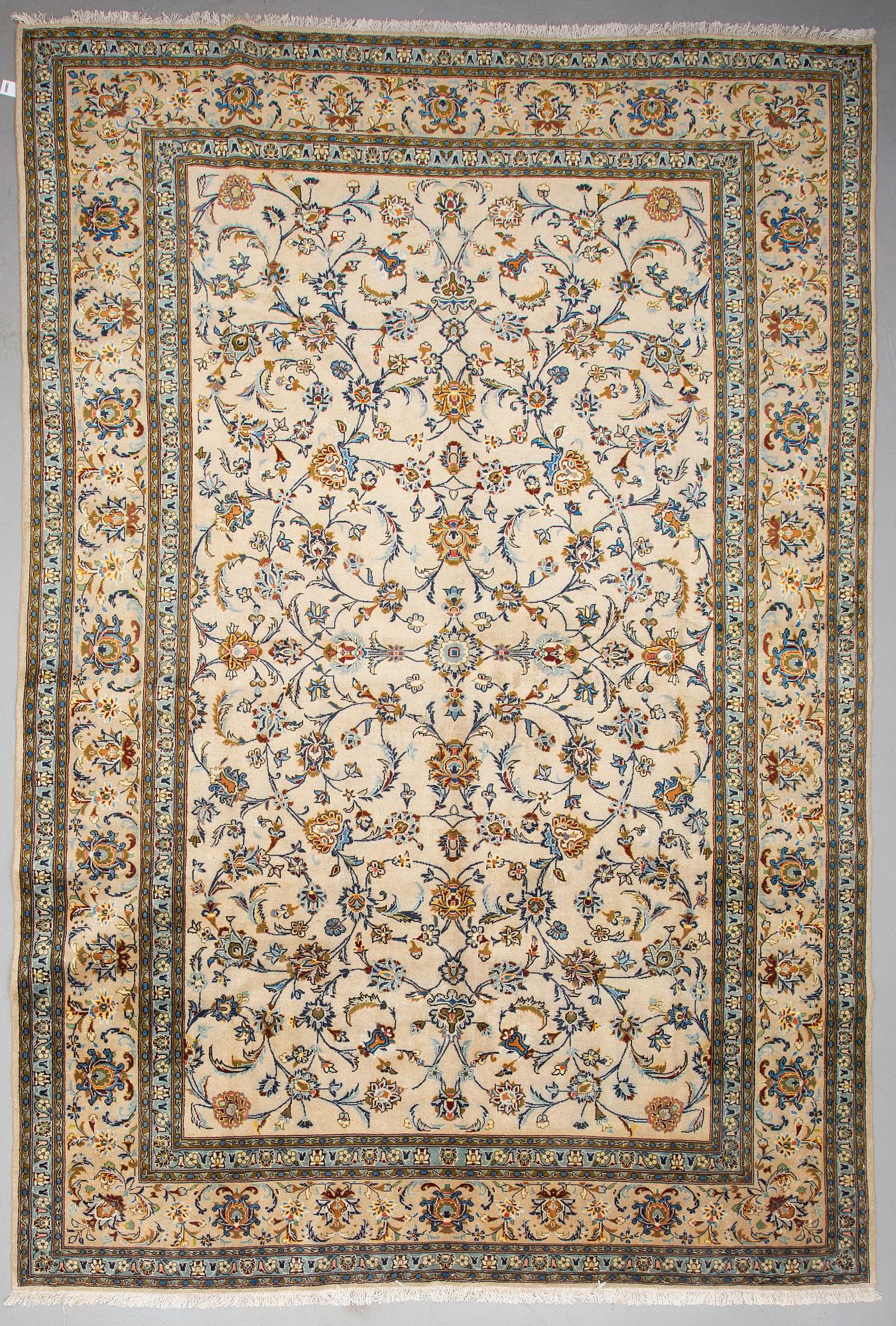 A carpet, Keshan 435 x 295 cm.